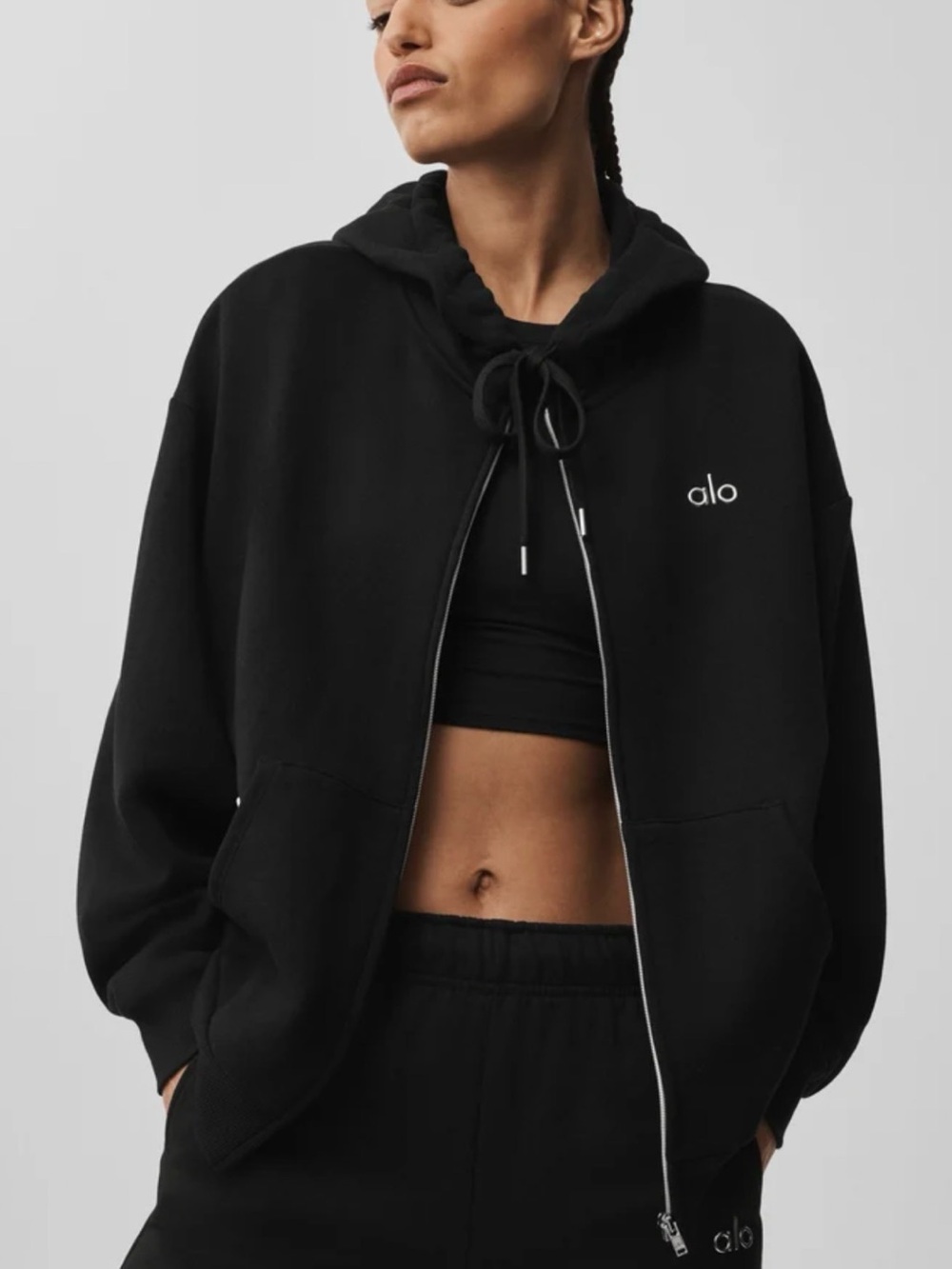 ALO YOGA ACCOLADE ZIP UP